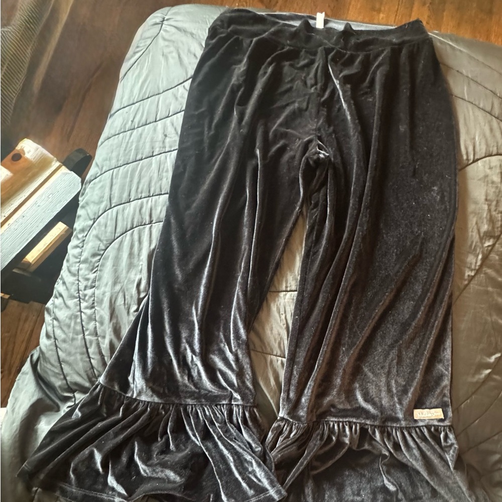 Matilda Jane Black Velvet Pants